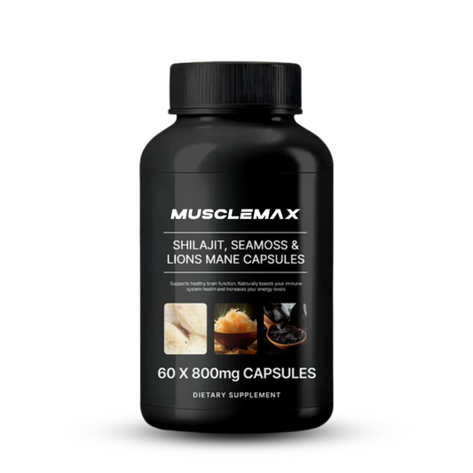 MuscleMax Shilajit, Sea Moss & Lions Mane